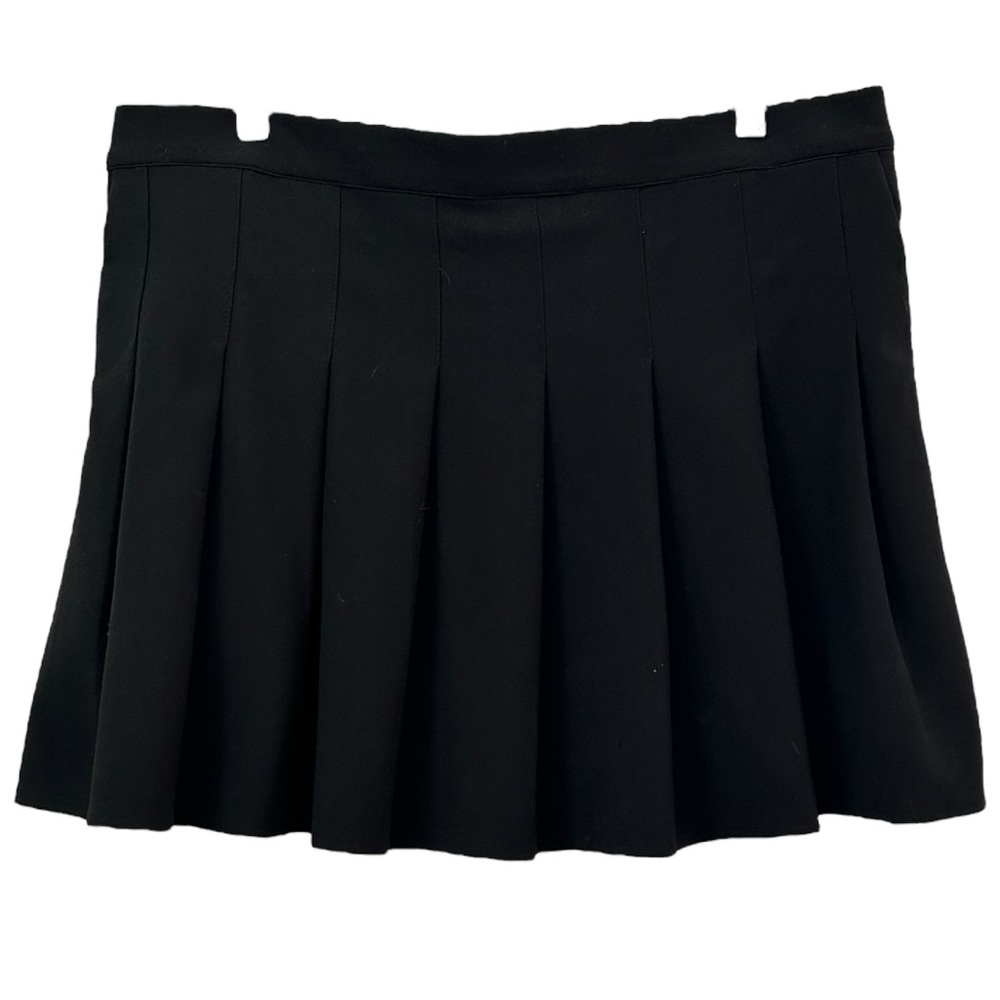 Black Pleated Women's Skort